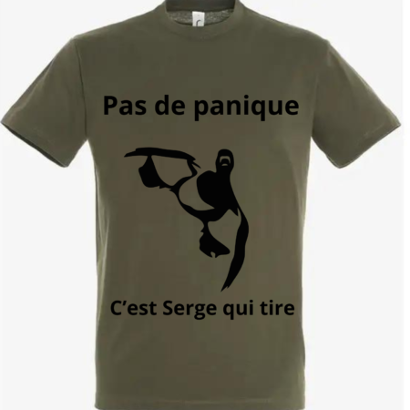 T-shirt "Pas de panique" Xtreme personnalisable